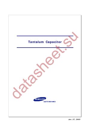 TCSCN1V105MBAR datasheet  